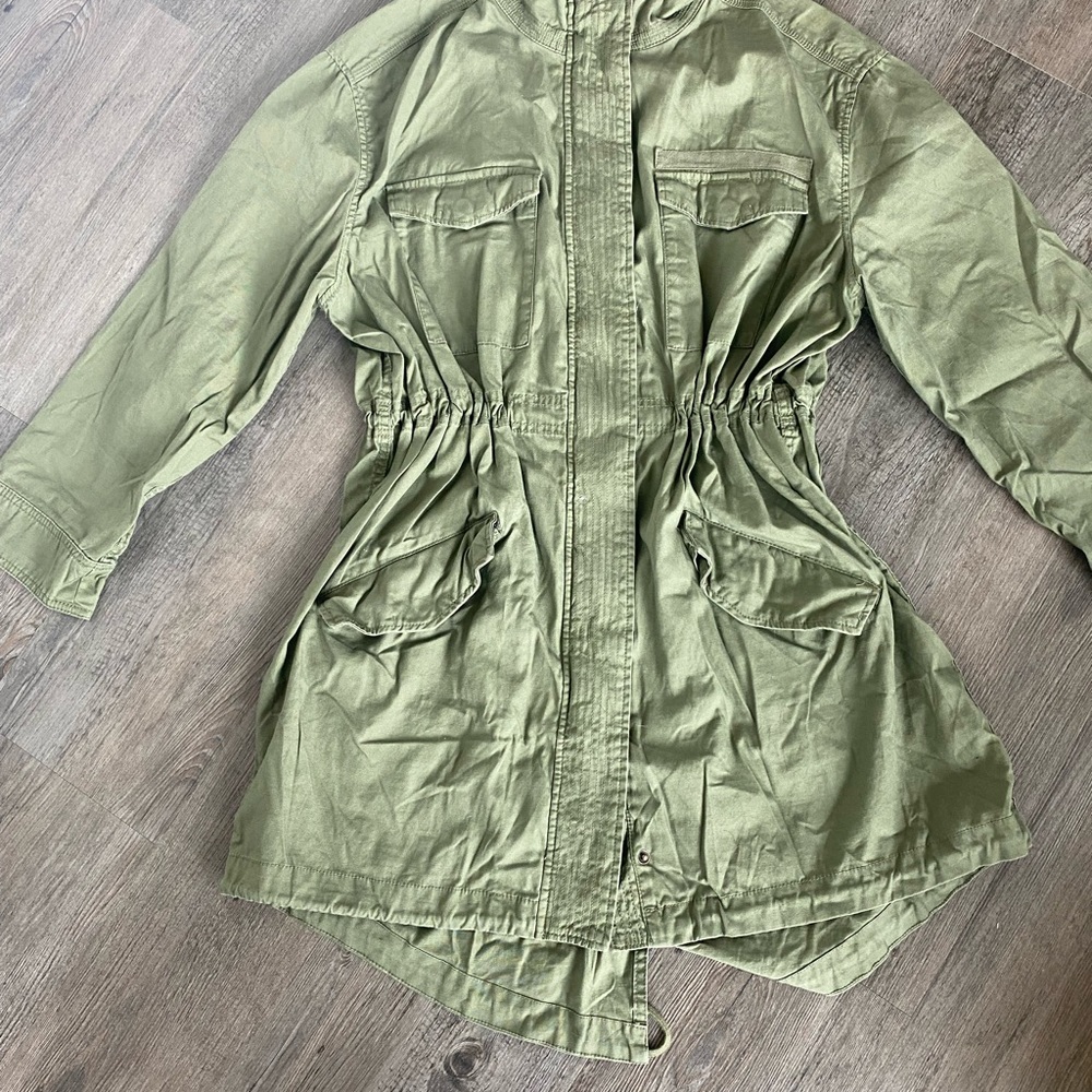 Gap green military style utility jacket